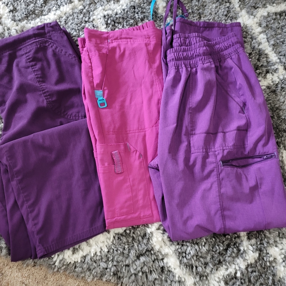 Scrub pants.